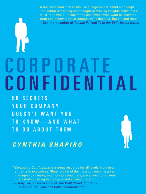 Corporate Confidential - King County Library System - OverDrive